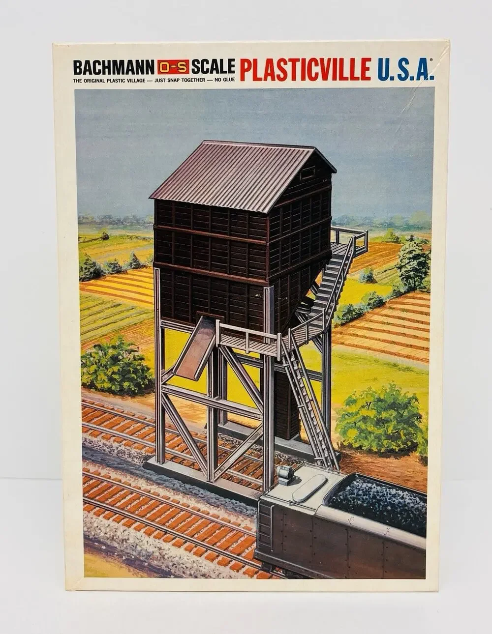 Plasticville O & S Scale Coaling Station 1975 Building Kit Complete w/ Box LN